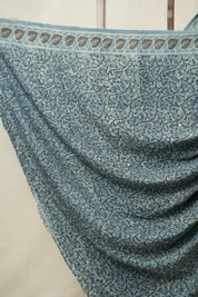 Green Blue HBP Modal Silk Saree - SRGBMSS485