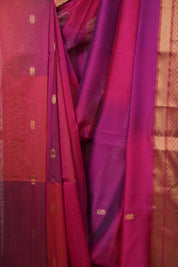 Rani Pink Maheshwari Saree - SRRPMS1235