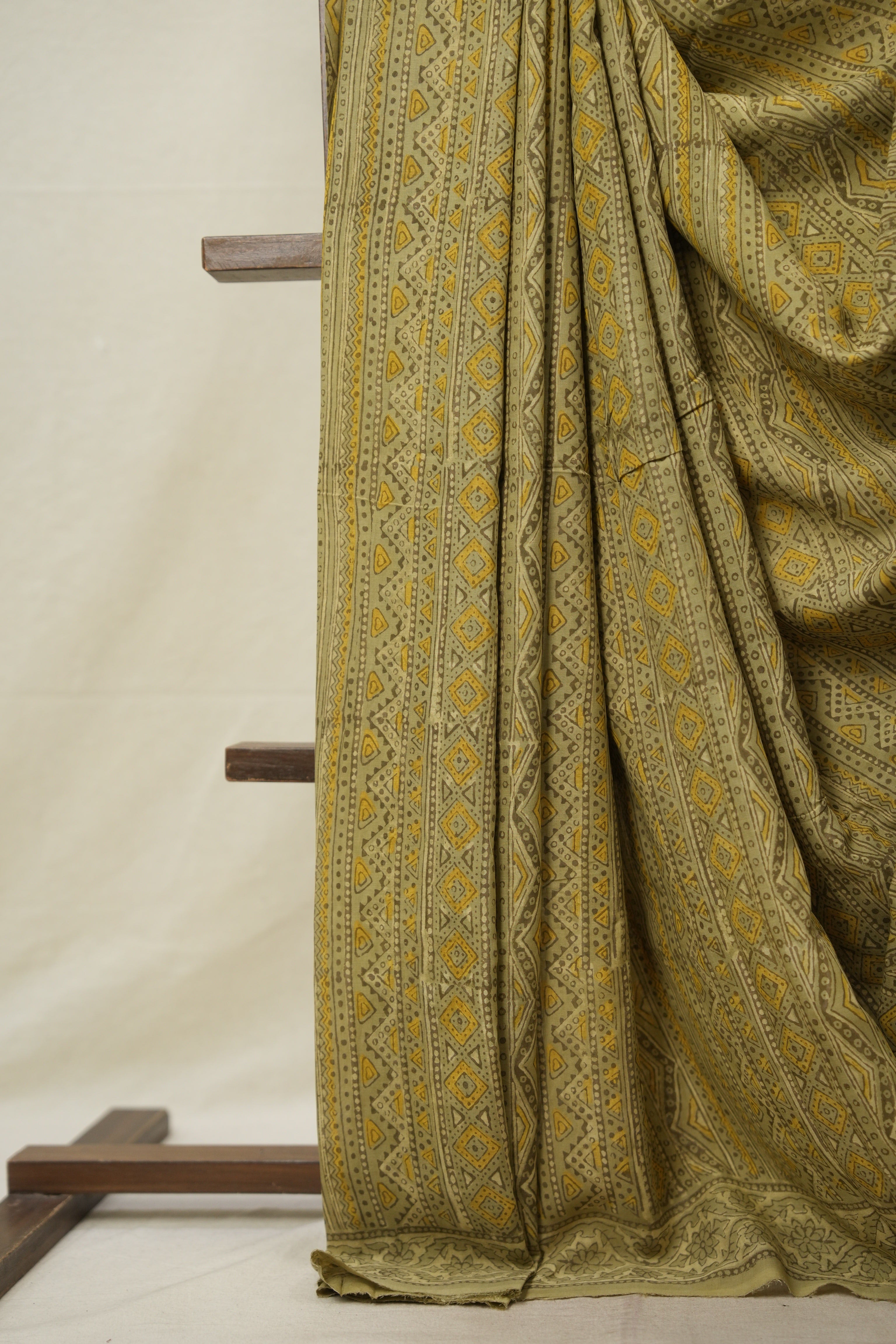 Sage Green HBP Modal Silk Saree - SRSGMSS487