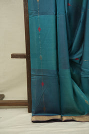 Peacock Green Maheshwari Saree - SRPGMS1242