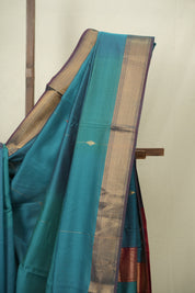 Peacock Green Maheshwari Saree - SRPGMS1242