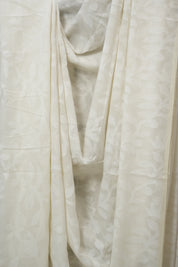 White Mul Bengal Cotton Jamdani Saree - SRWBCJS232