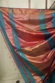 Peacock Green Maheshwari Saree - SRPGMS1242