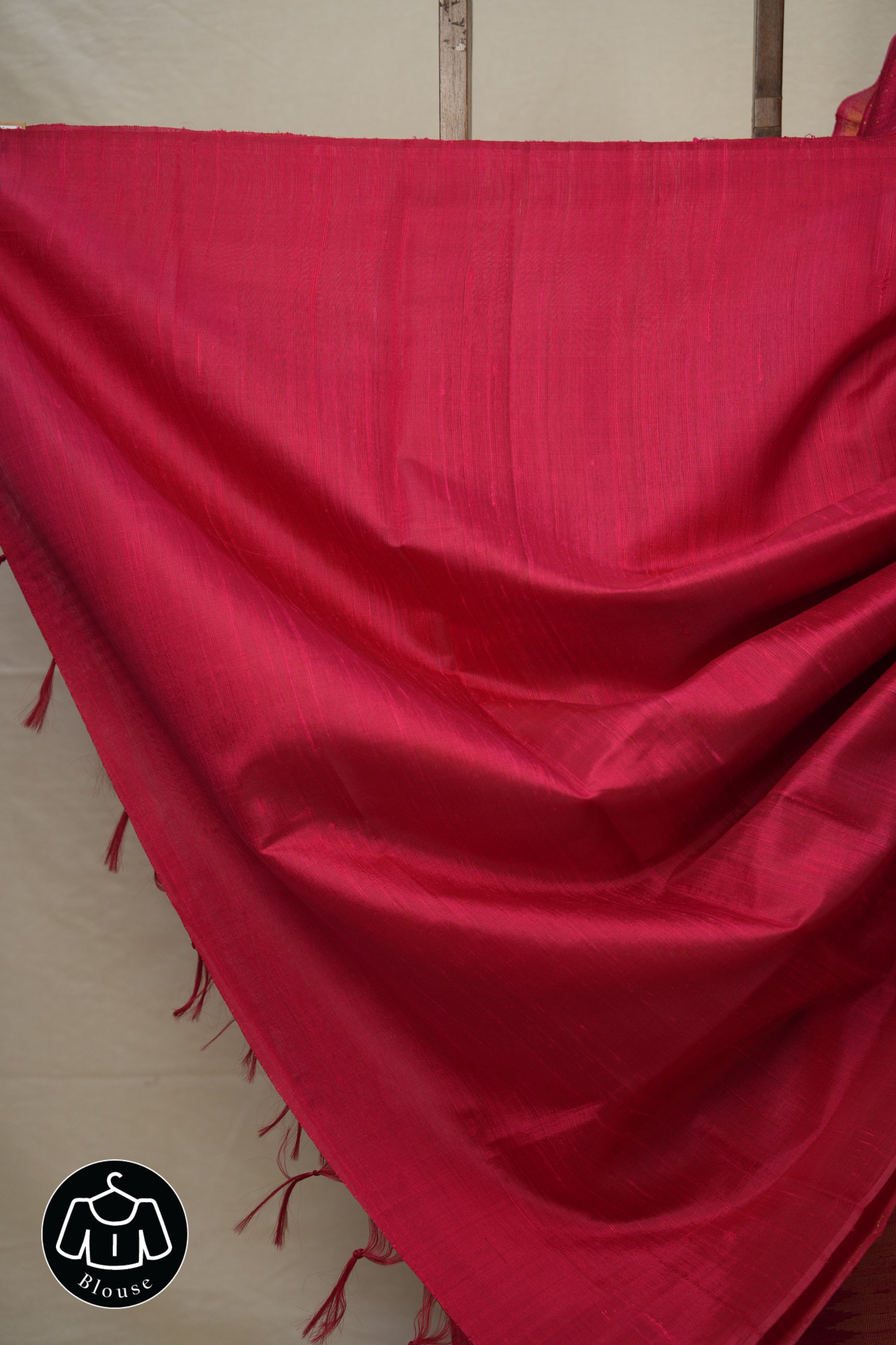 Pink Raw Silk Saree - SRPRSS907