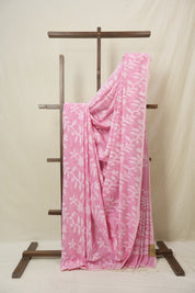 Light Pink Mul Bengal Cotton Jamdani Saree - SRLPBCJS230