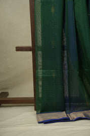 Two Tone Green Maheshwari Saree - SRTTGMS1241