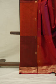 Peacock Green Maheshwari Saree - SRPGMS1243