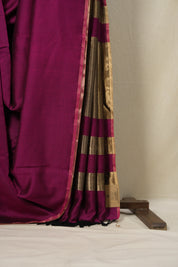 Rani Pink Maheshwari Saree - SRRPMS666