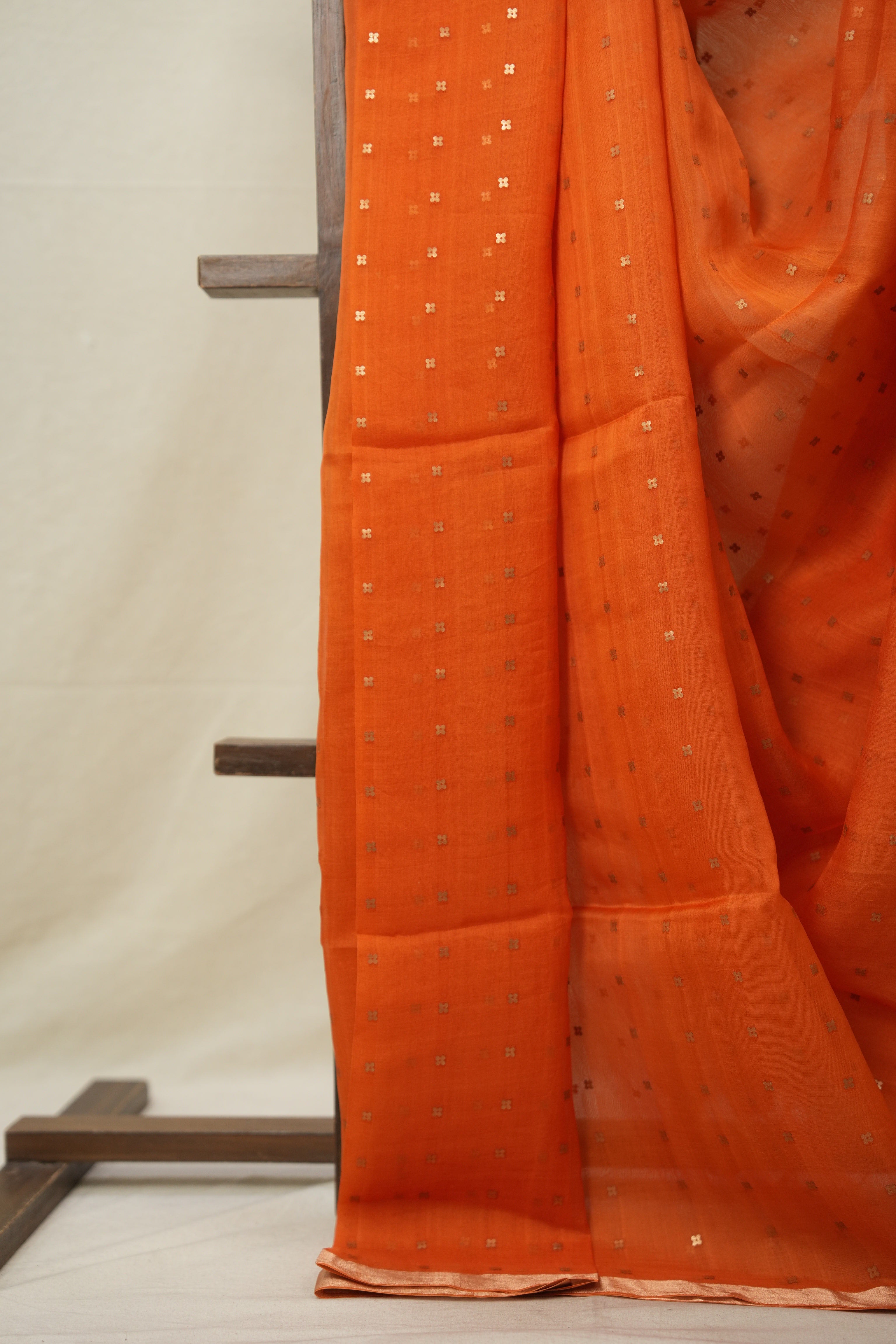Orange Matka Silk Saree - SROMSS77