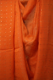 Orange Matka Silk Saree - SROMSS77