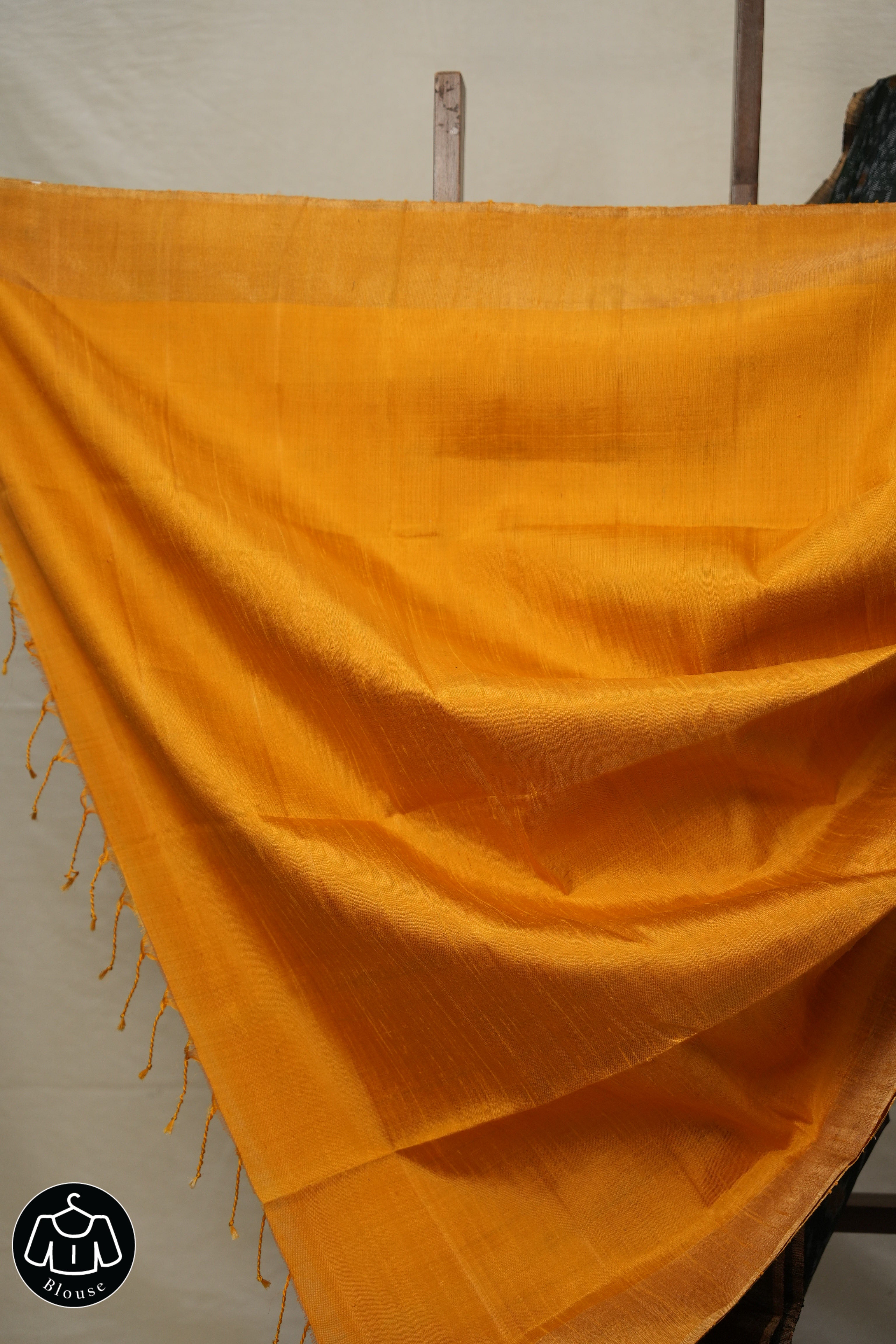 Bottle Green Yellow Raw Silk Ikat Saree - SRBGYRSIS868