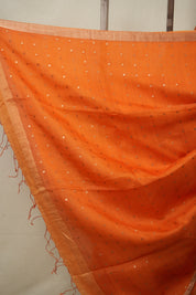 Orange Matka Silk Saree - SROMSS77