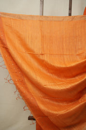 Orange Matka Silk Saree - SROMSS77