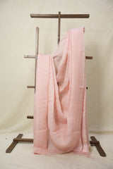 Baby Pink Matka Silk Saree - SRBPMSS76