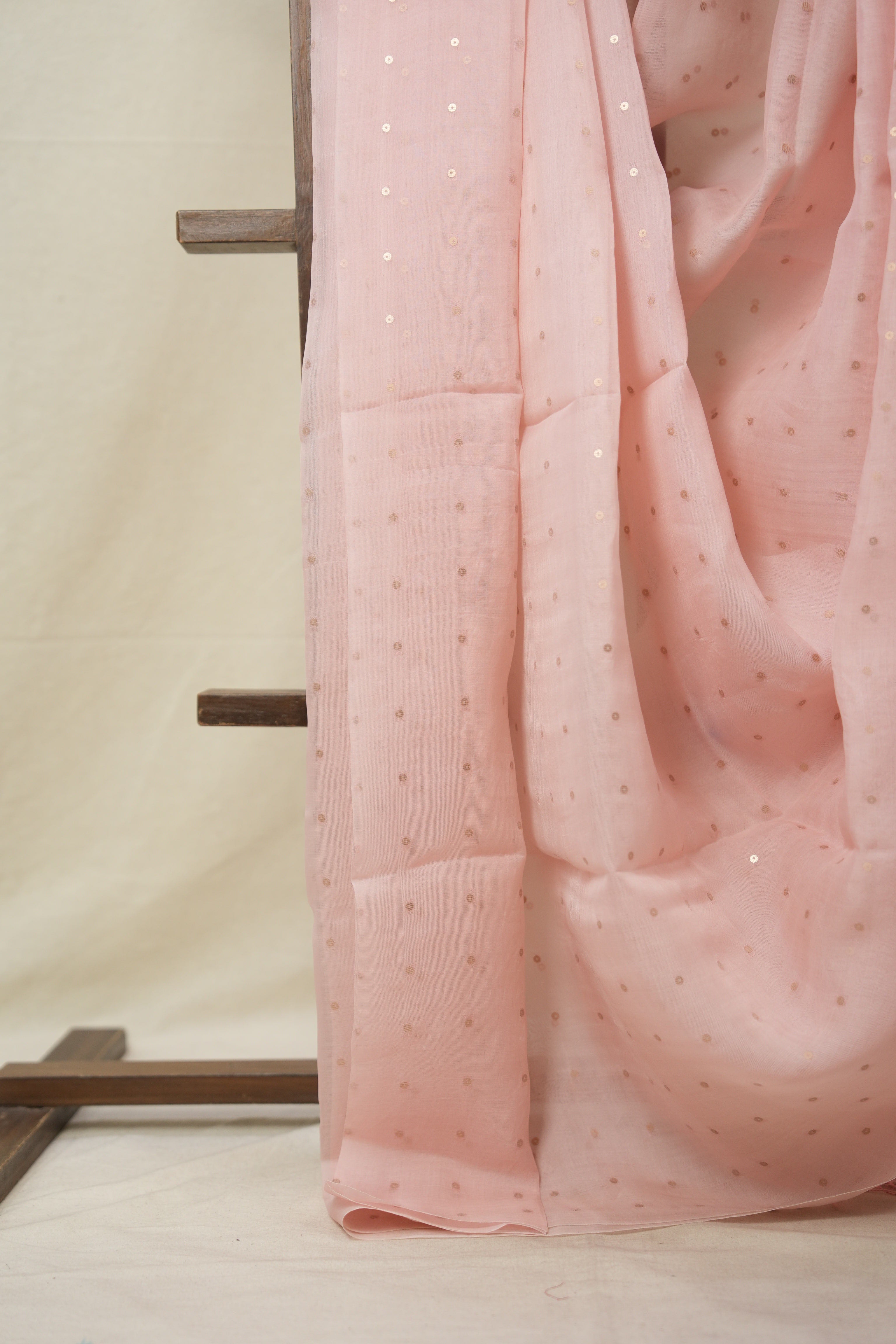 Baby Pink Matka Silk Saree - SRBPMSS76