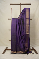 Purple Raw Silk Saree - SRPRSS889