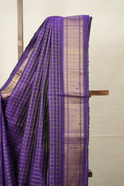 Purple Raw Silk Saree - SRPRSS889