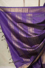 Purple Raw Silk Saree - SRPRSS889