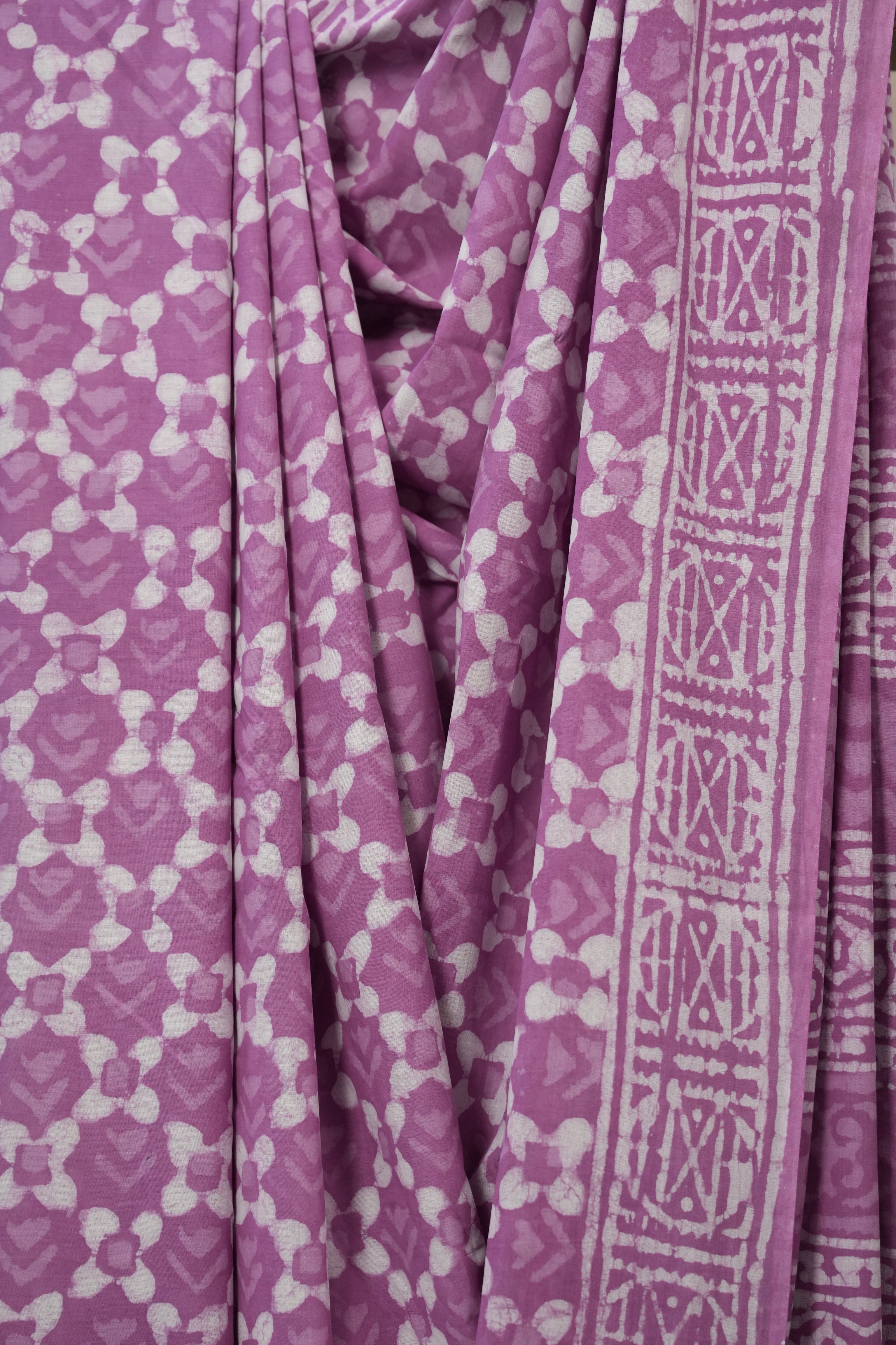 Light Pink HBP Cotton Saree - SRLPCS3379