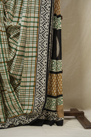 Cream HBP Cotton Saree - SRCCS3378
