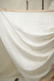 White Matka Silk Saree - SRWMSS82