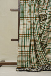 Cream HBP Cotton Saree - SRCCS3378