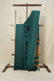 Rama Green Maheshwari Saree - SRRGMS661