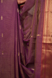 Magenta Maheshwari Tissue Saree - SRMMTS760