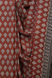 Maroon HBP Cotton Saree - SRMCS3291
