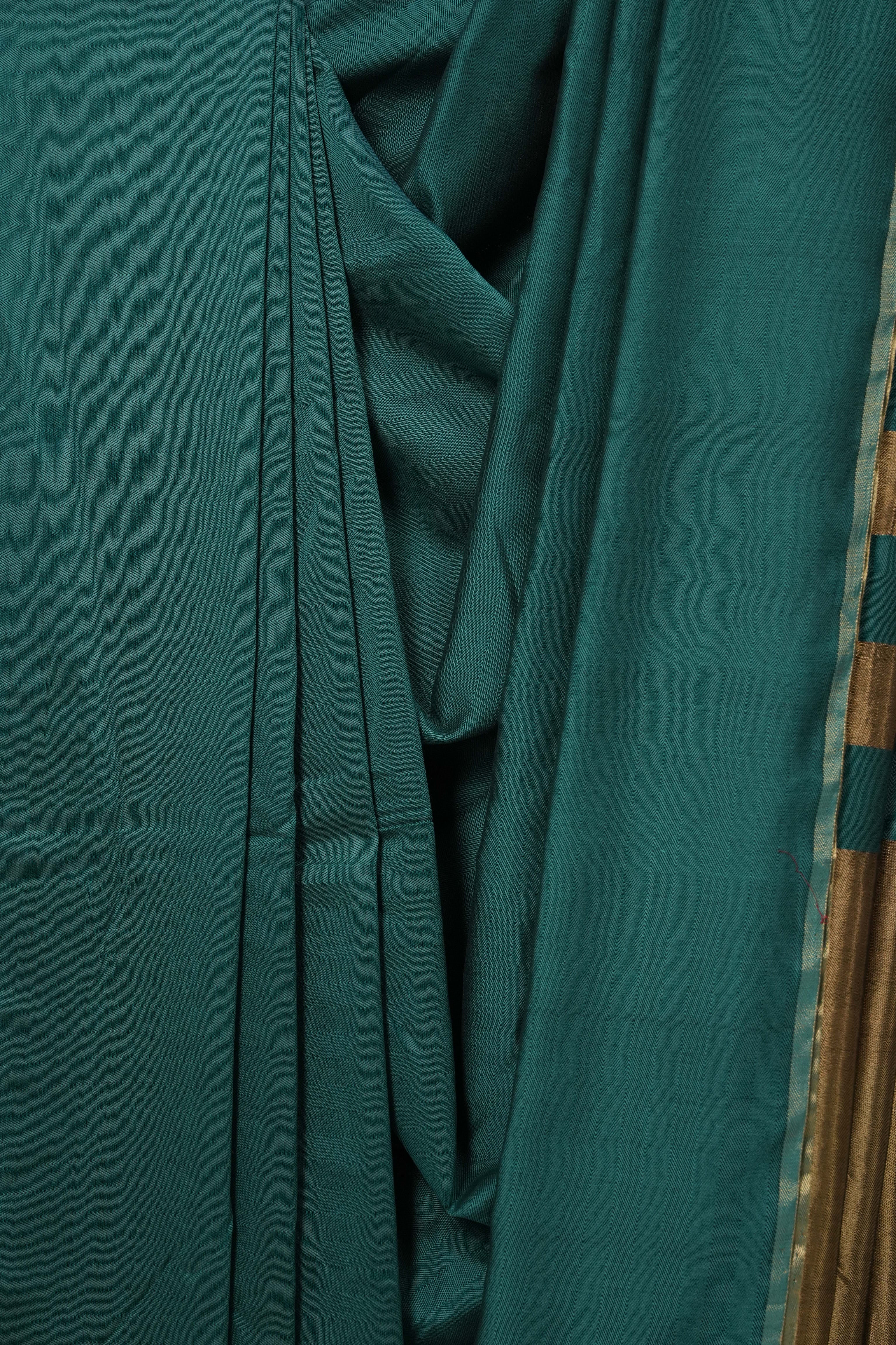 Rama Green Maheshwari Saree - SRRGMS661