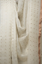 White Matka Silk Saree - SRWMSS83