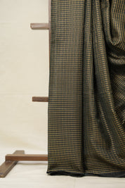Dark Green Raw Silk Saree - SRDGRSS885
