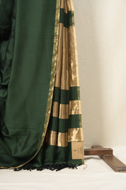 Green Maheshwari Saree - SRGMS660