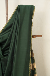 Green Maheshwari Saree - SRGMS660