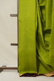 Parrot Green Kanjivaram Silk Saree - SRPGKSS1061