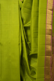 Parrot Green Kanjivaram Silk Saree - SRPGKSS1061