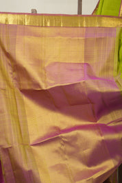 Parrot Green Kanjivaram Silk Saree - SRPGKSS1061