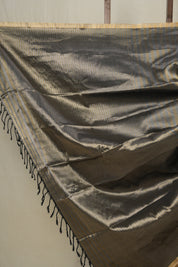 Silver Gold Maheshwari Tissue Saree - SRSGMTS588