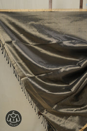 Silver Gold Maheshwari Tissue Saree - SRSGMTS588