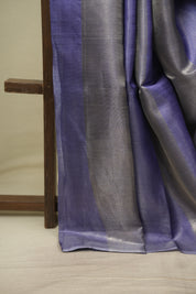 Lavender Tissue Tussar Silk Saree - SRLTTSS611