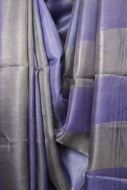 Lavender Tissue Tussar Silk Saree - SRLTTSS611