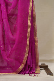Rani Pink Matka Silk Saree - SRRPMSS87