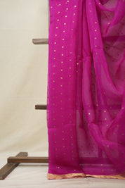 Rani Pink Matka Silk Saree - SRRPMSS87