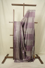 Purple Tissue Tussar Silk Saree - SRPTTSS612