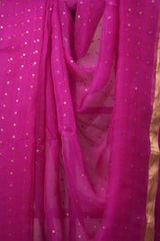 Rani Pink Matka Silk Saree - SRRPMSS87