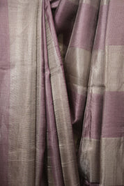 Purple Tissue Tussar Silk Saree - SRPTTSS612