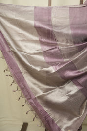 Purple Tissue Tussar Silk Saree - SRPTTSS612