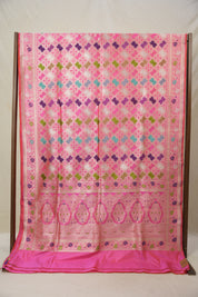 Pink Banarasi Silk Saree - Saavari - SSPBSS62