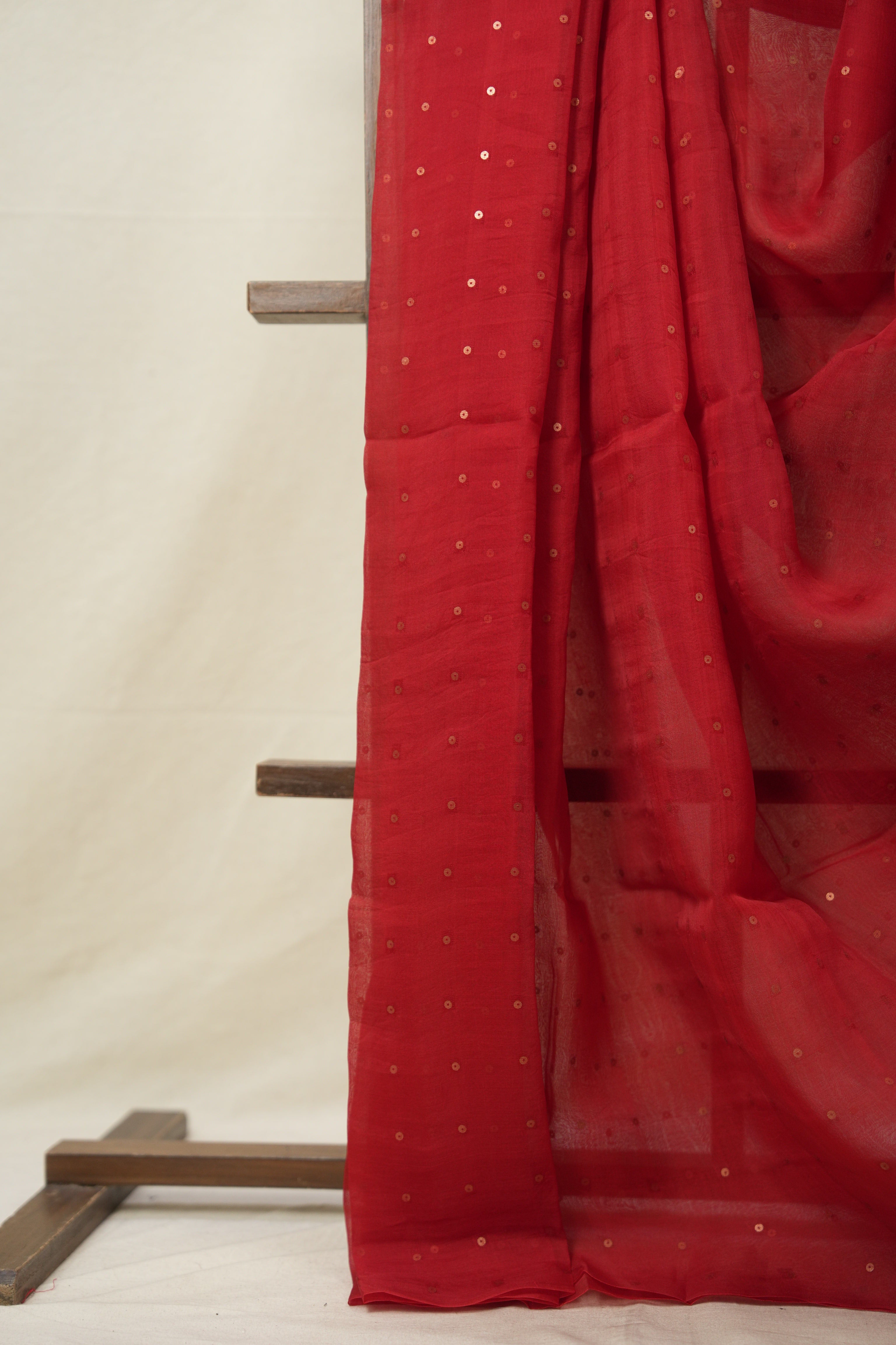 Red Matka Silk Saree - SRRMSS79
