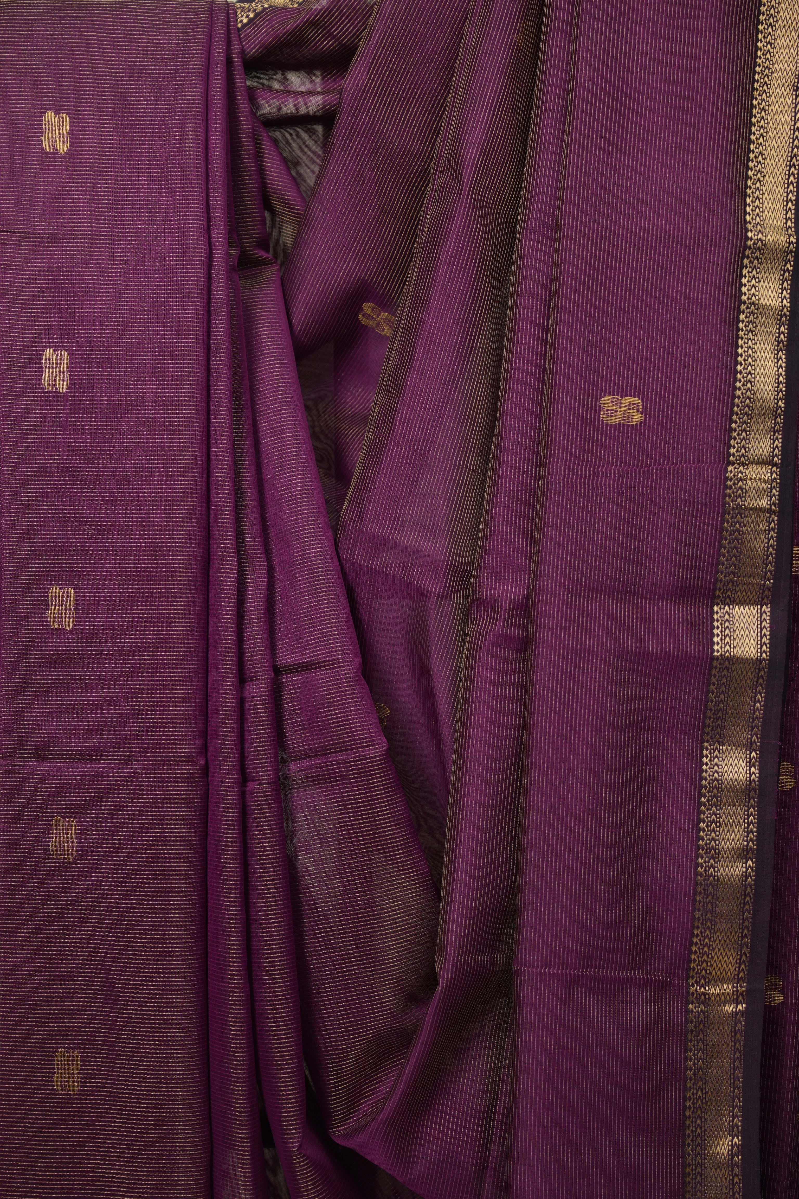 Purple Maheshwari Tissue Saree - SRPMTS748